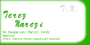 terez marczi business card
